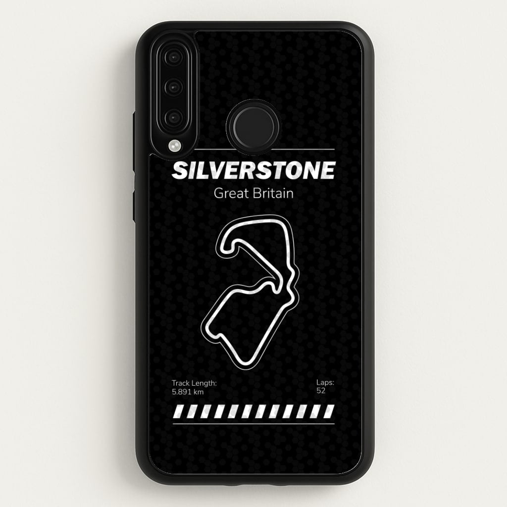 Silverstone Circuit - F1 Phone Case for Huawei P30 Lite