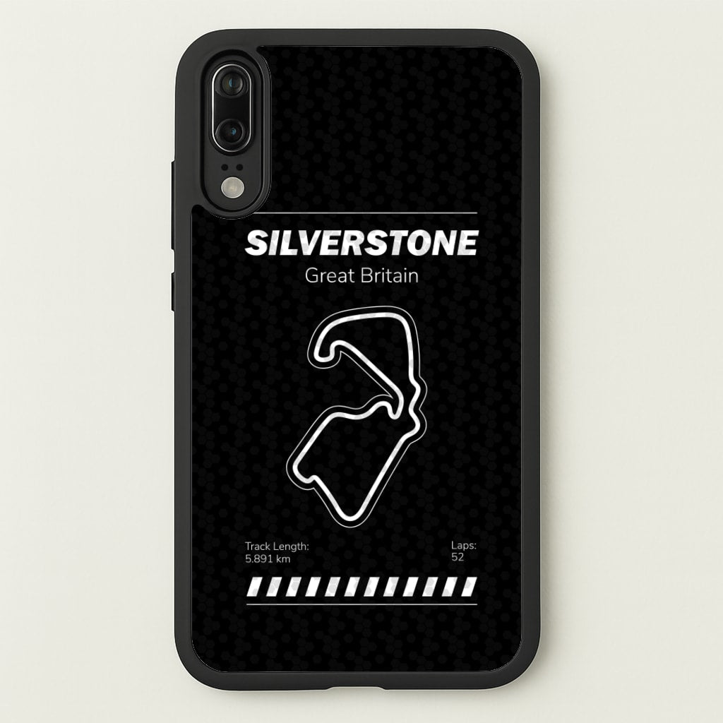 Silverstone Circuit - F1 Phone Case for Huawei P20