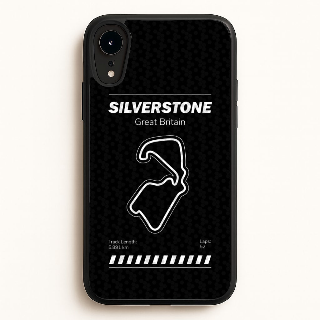 Silverstone Circuit - F1 Phone Case for iPhone XR