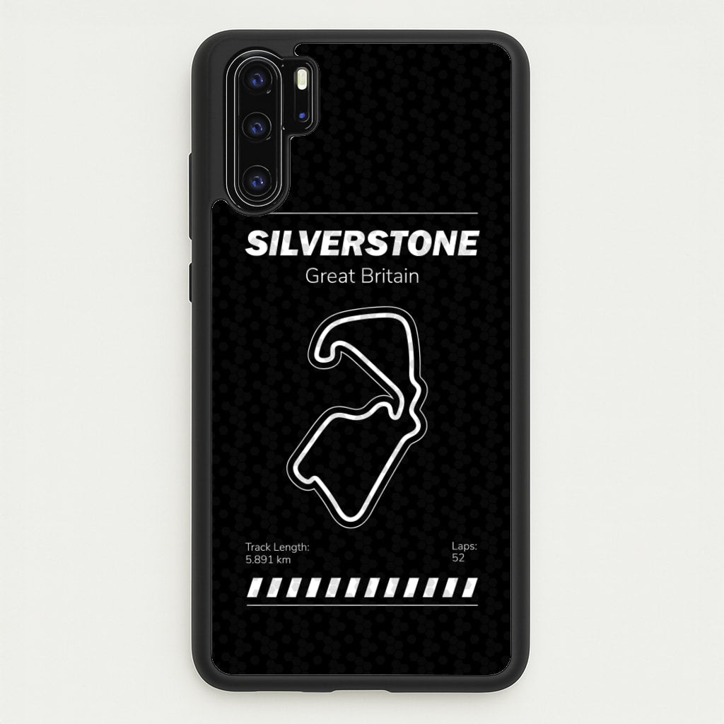 Silverstone Circuit - F1 Phone Case for Huawei P30 Pro