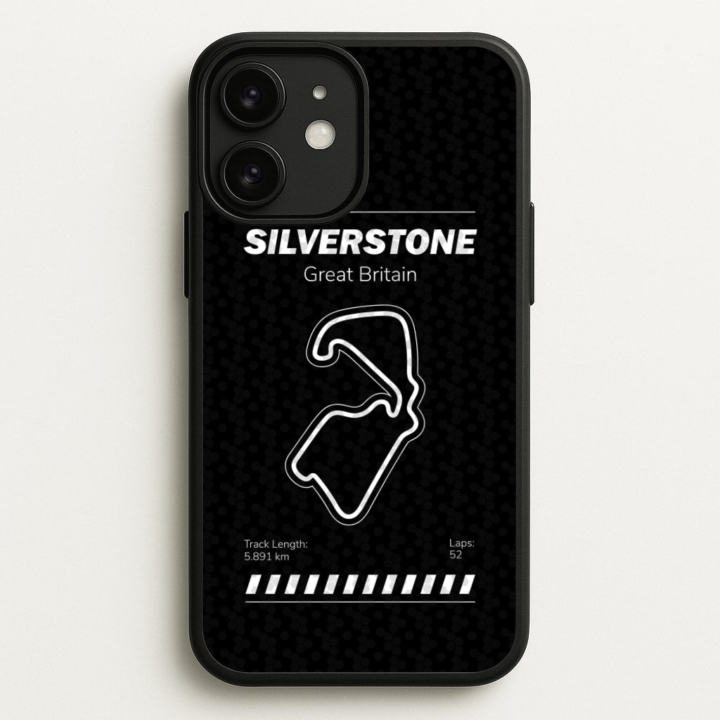 Silverstone Circuit - F1 Phone Case for iPhone 11