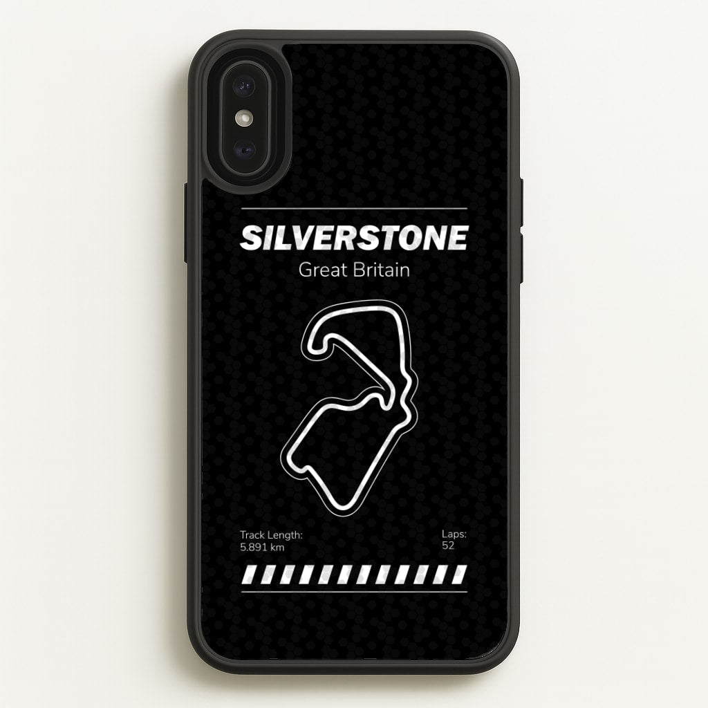Silverstone Circuit - F1 Phone Case for iPhone XS Max