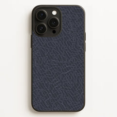 Track Outlines Gray Phone Case