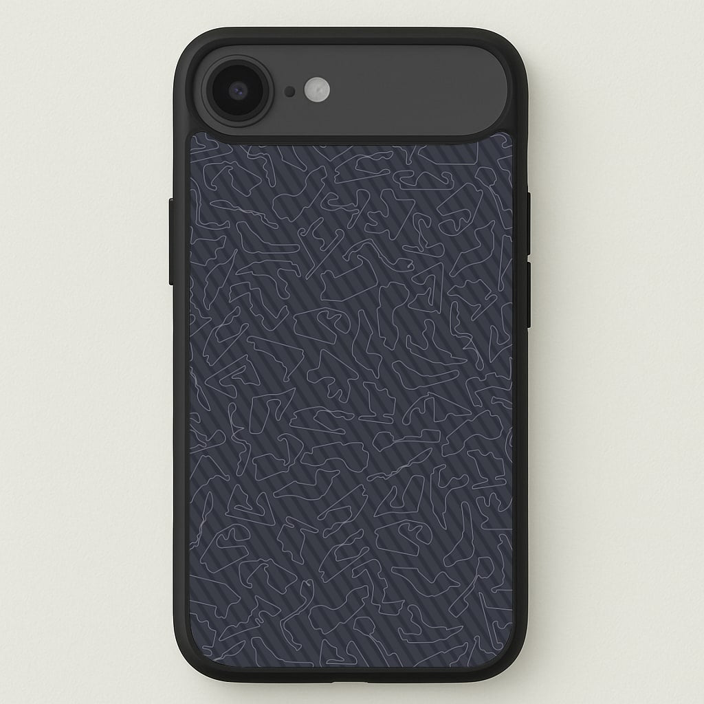 Track Outlines Gray Phone Case for iPhone 17 Air