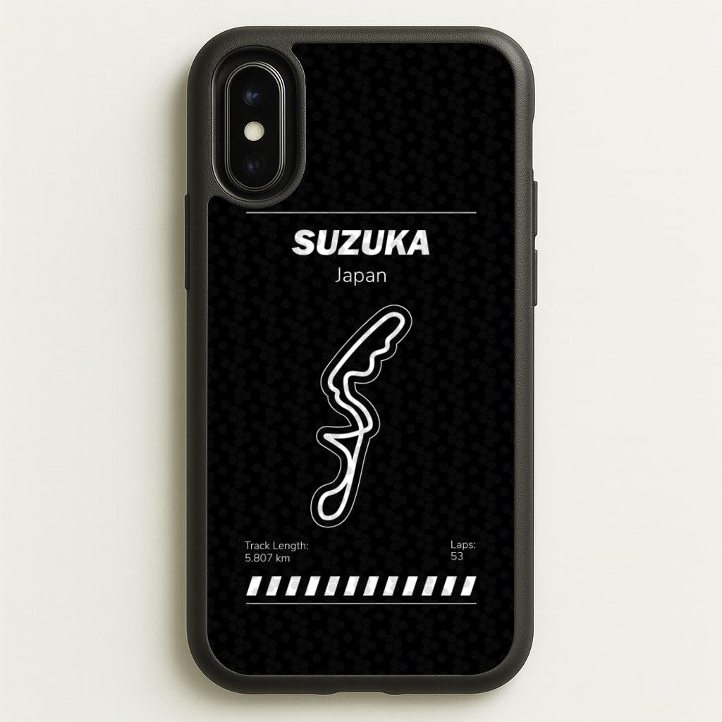 Suzuka Circuit - F1 Phone Case for iPhone X / XS