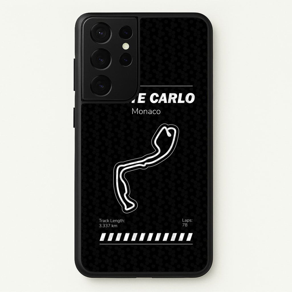 Monte Carlo Circuit - F1 Phone Case for Galaxy S21 Ultra