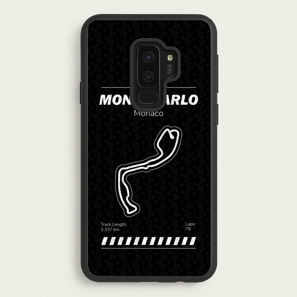 Monte Carlo Circuit - F1 Phone Case for Galaxy S9 Plus