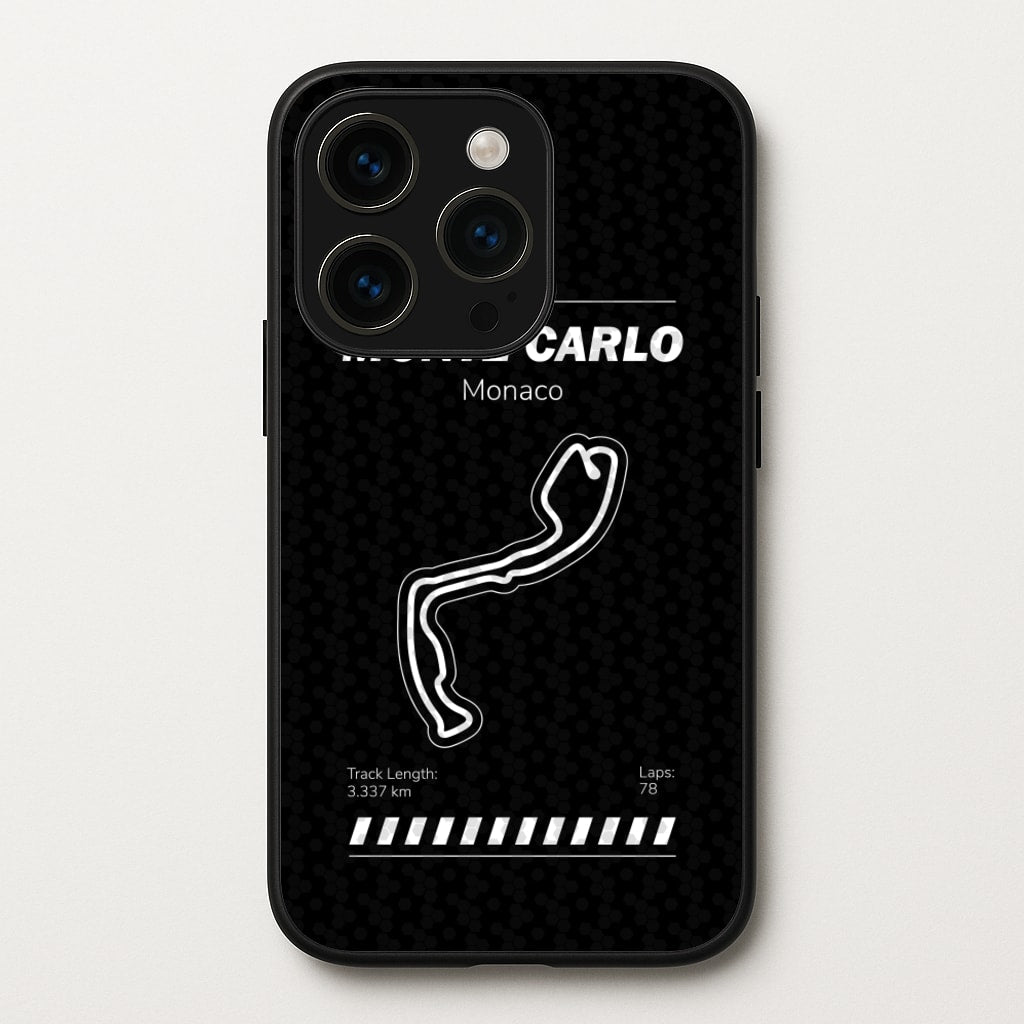 Monte Carlo Circuit - F1 Phone Case for iPhone 14 Pro