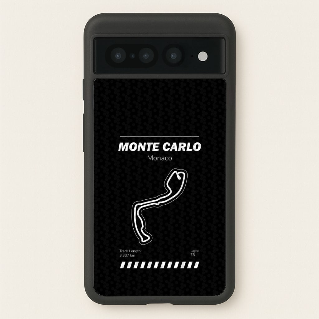 Monte Carlo Circuit - F1 Phone Case for Google Pixel 7 Pro