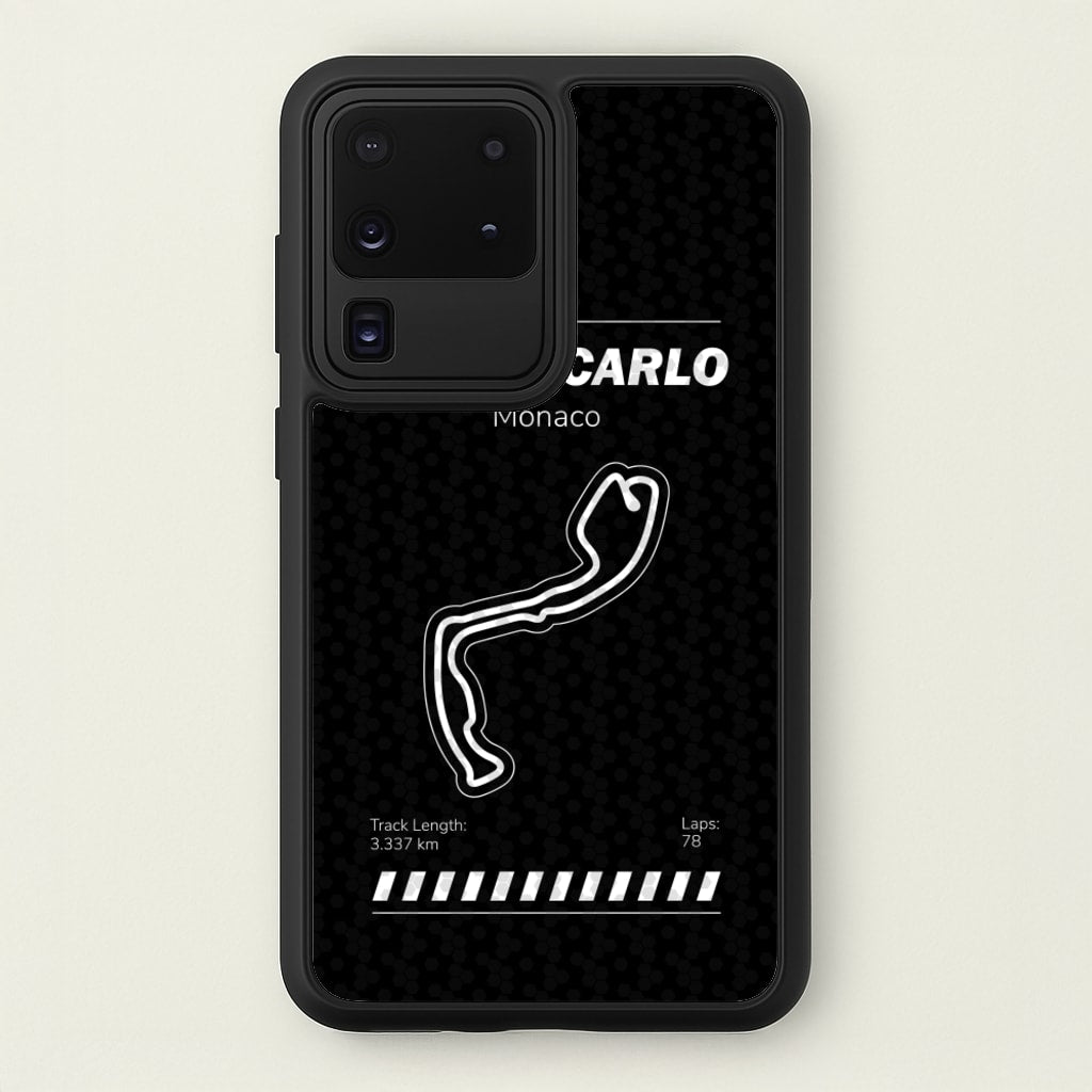 Monte Carlo Circuit - F1 Phone Case for Galaxy S20 Ultra