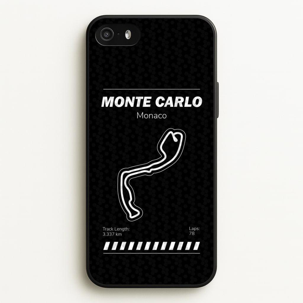 Monte Carlo Circuit - F1 Phone Case for iPhone 5 / 5s / SE 2016