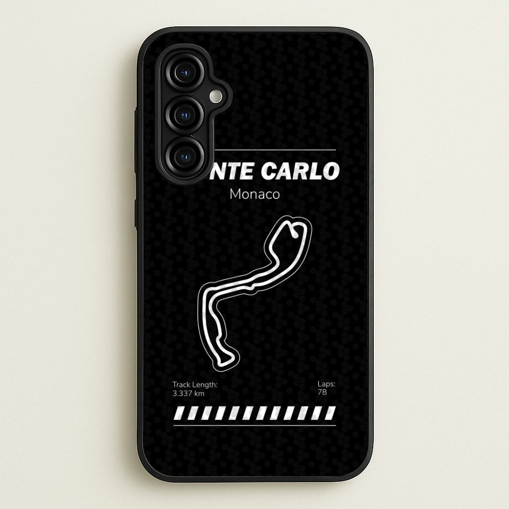 Monte Carlo Circuit - F1 Phone Case for Galaxy A54