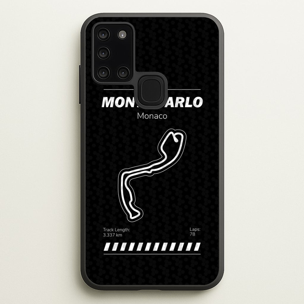 Monte Carlo Circuit - F1 Phone Case for Galaxy A21s