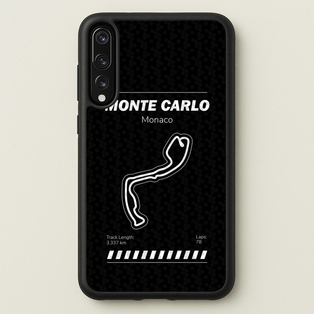 Monte Carlo Circuit - F1 Phone Case for Huawei P20 Pro