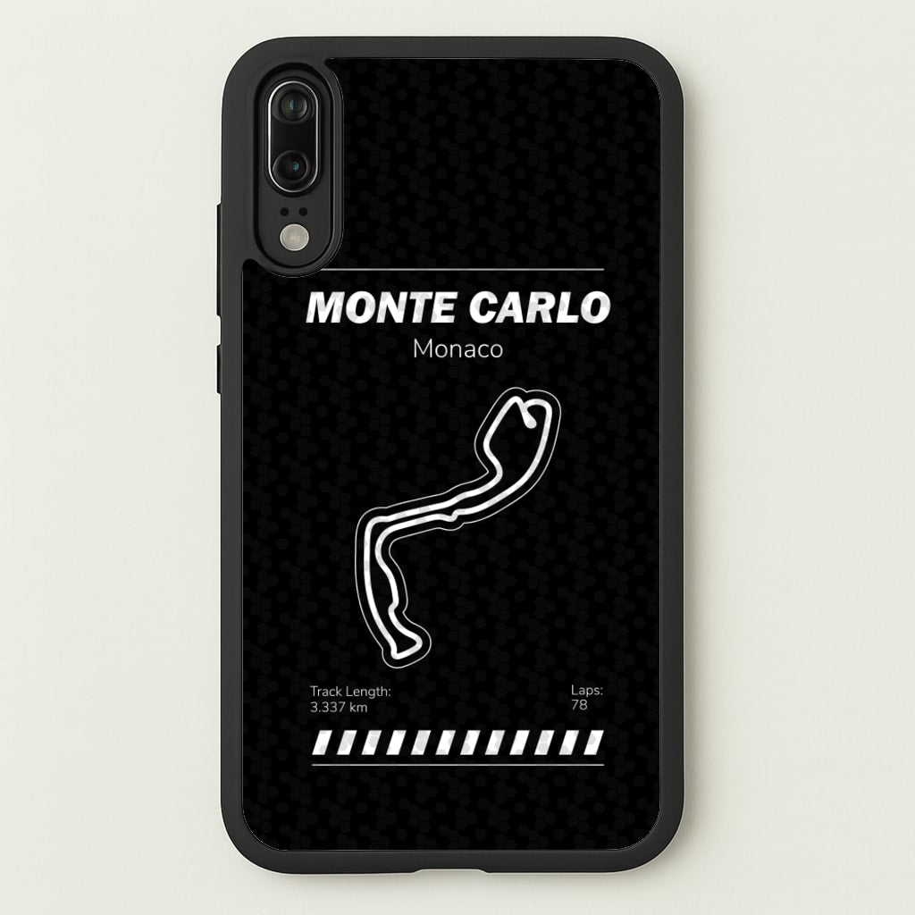 Monte Carlo Circuit - F1 Phone Case for Huawei P20