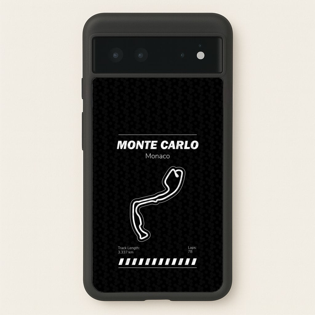 Monte Carlo Circuit - F1 Phone Case for Google Pixel 6