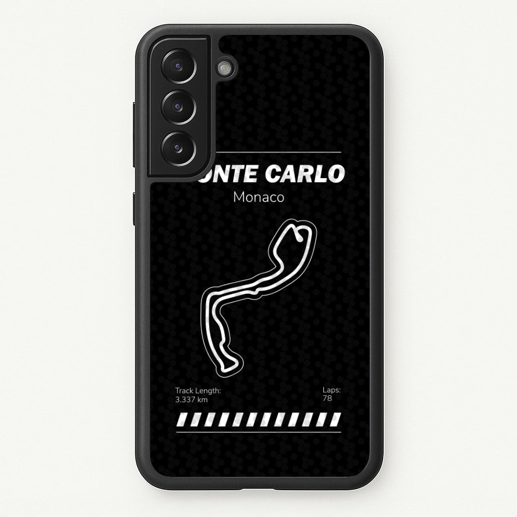 Monte Carlo Circuit - F1 Phone Case for Galaxy S21FE
