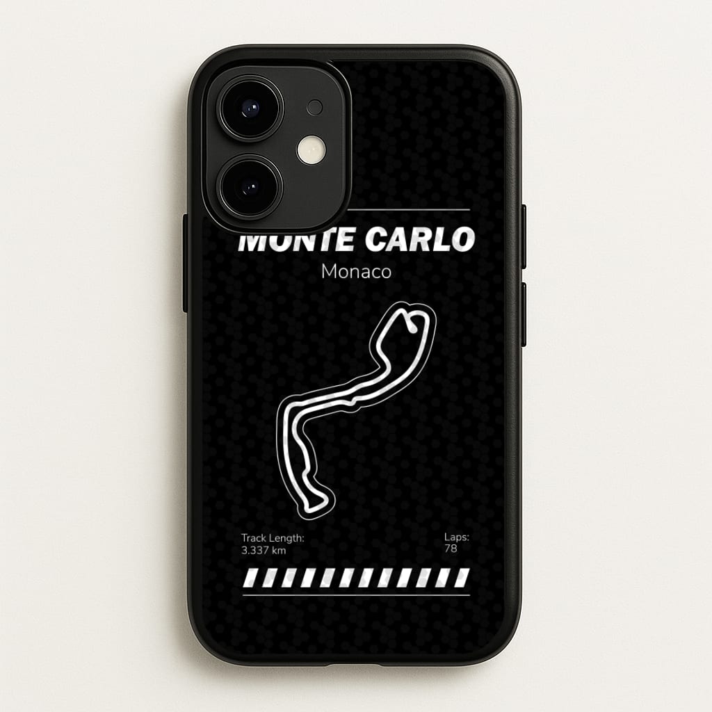 Monte Carlo Circuit - F1 Phone Case for iPhone 12 / 12 Pro