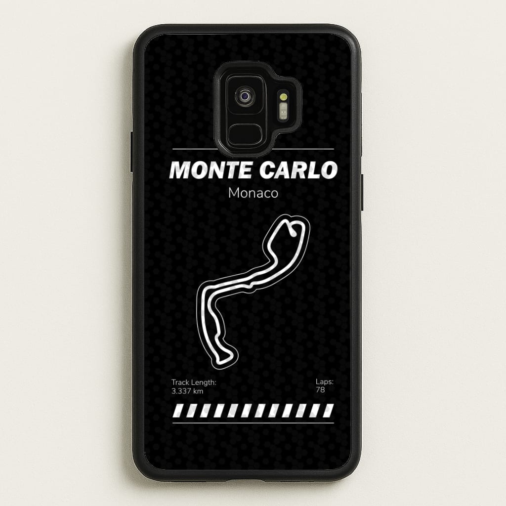 Monte Carlo Circuit - F1 Phone Case for Galaxy S9