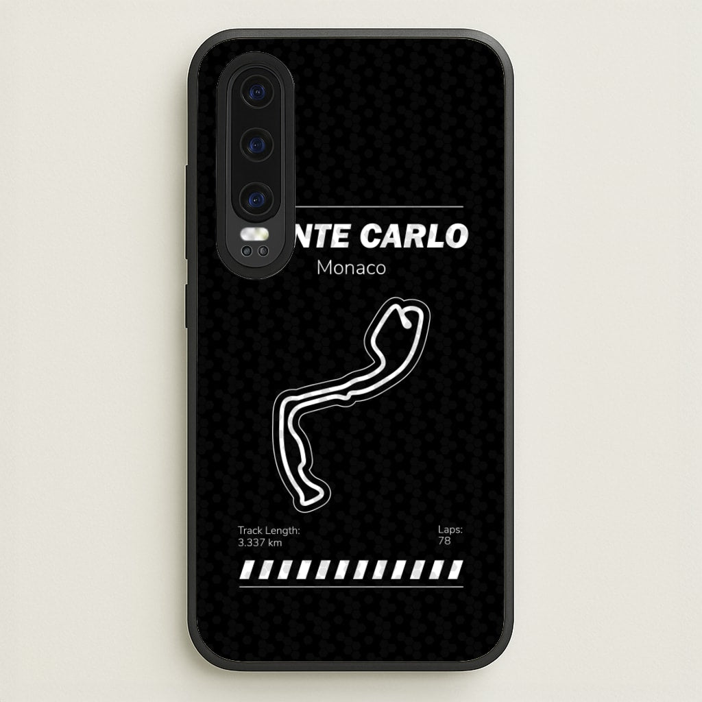 Monte Carlo Circuit - F1 Phone Case for Huawei P30