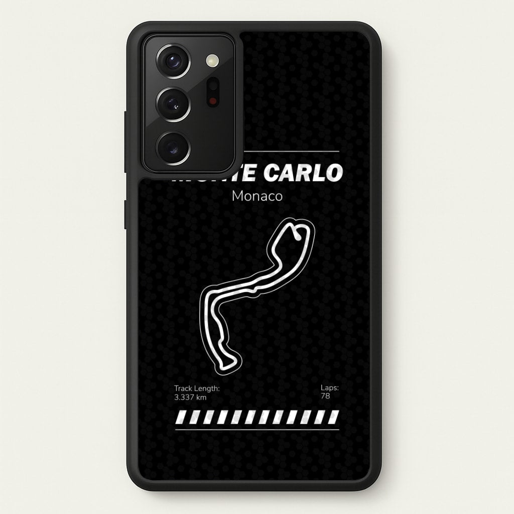 Monte Carlo Circuit - F1 Phone Case for Galaxy Note 20 Ultra