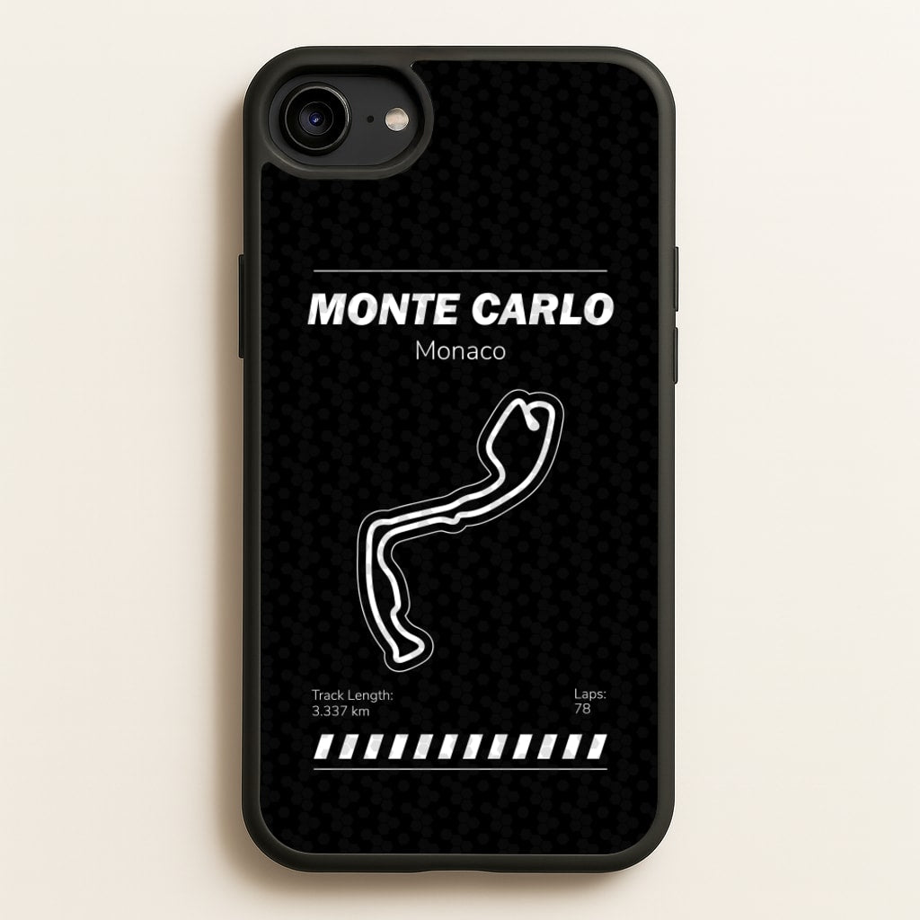 Monte Carlo Circuit - F1 Phone Case for iPhone 6 / 7 / 8 / SE