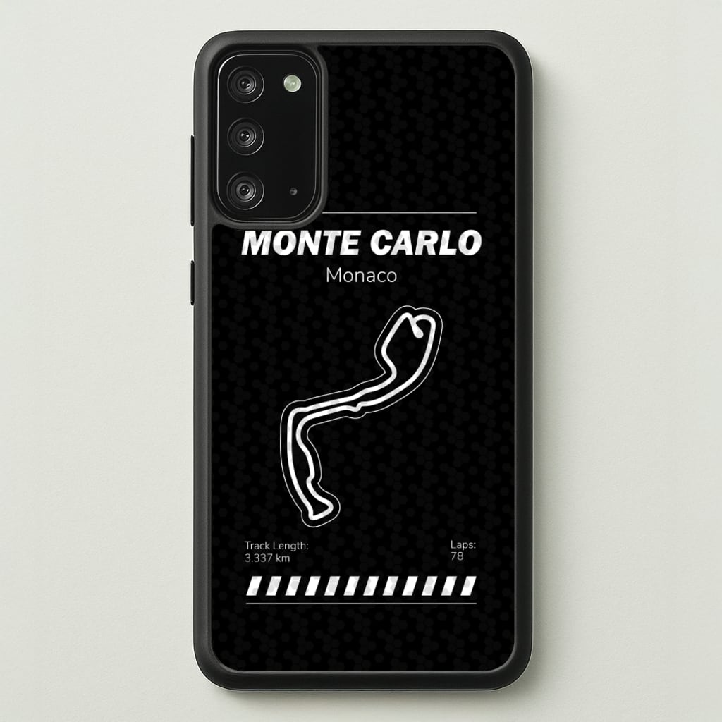 Monte Carlo Circuit - F1 Phone Case for Galaxy Note 20