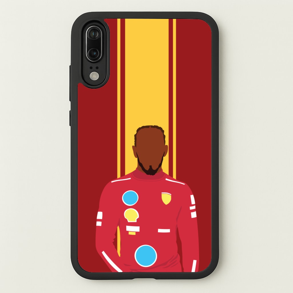 Hamilton In Red - F1 Phone Case for Huawei P20