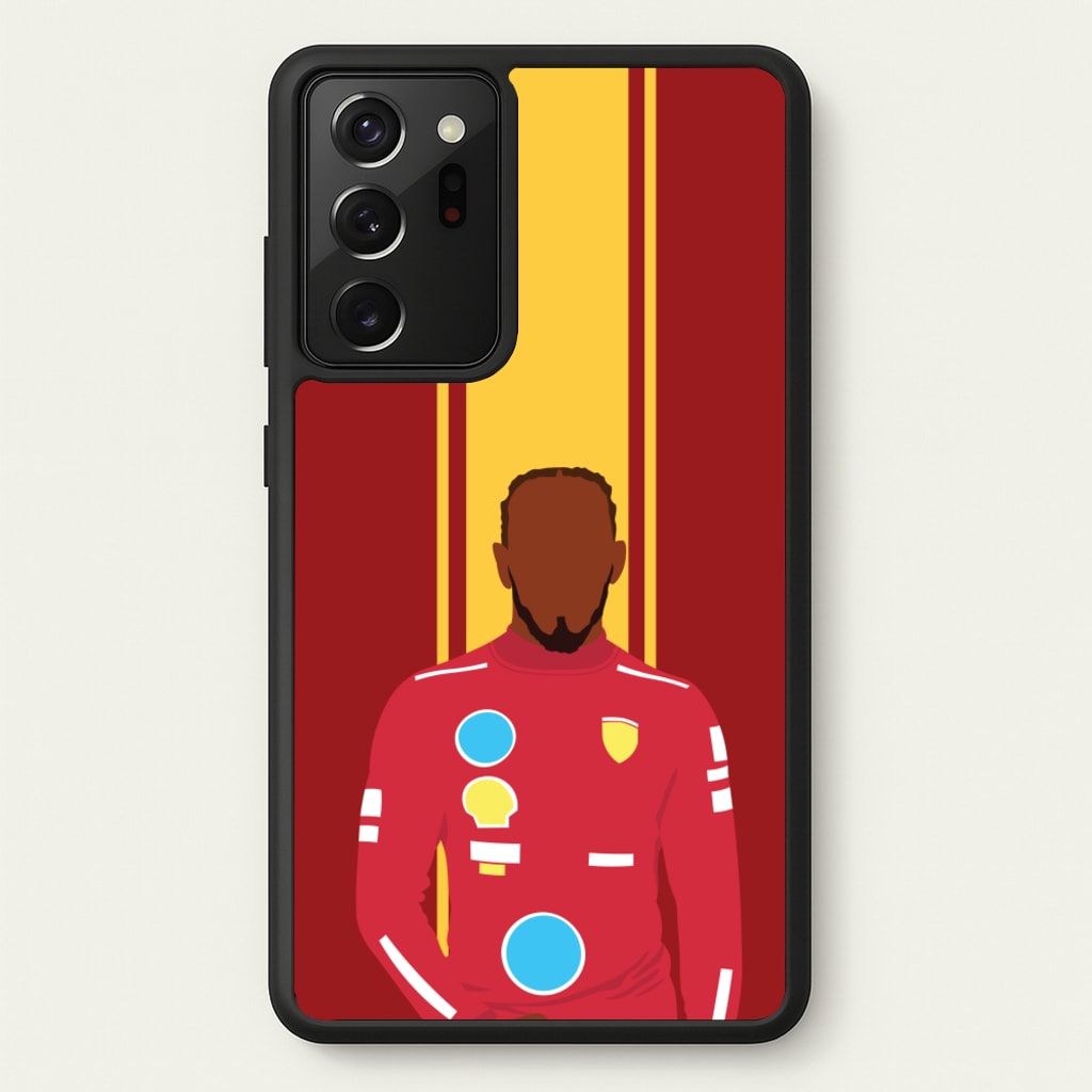 Hamilton In Red - F1 Phone Case for Galaxy Note 20 Ultra