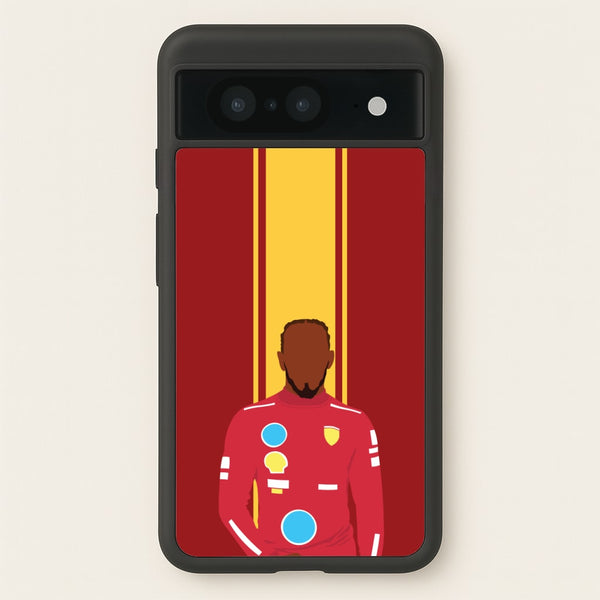 Hamilton In Red - F1 Phone Case for Google Pixel 8