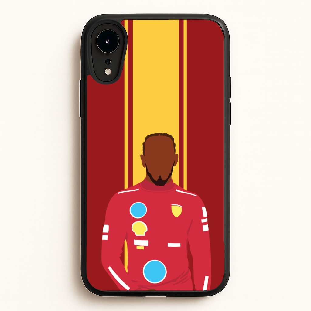 Hamilton In Red - F1 Phone Case for iPhone XR