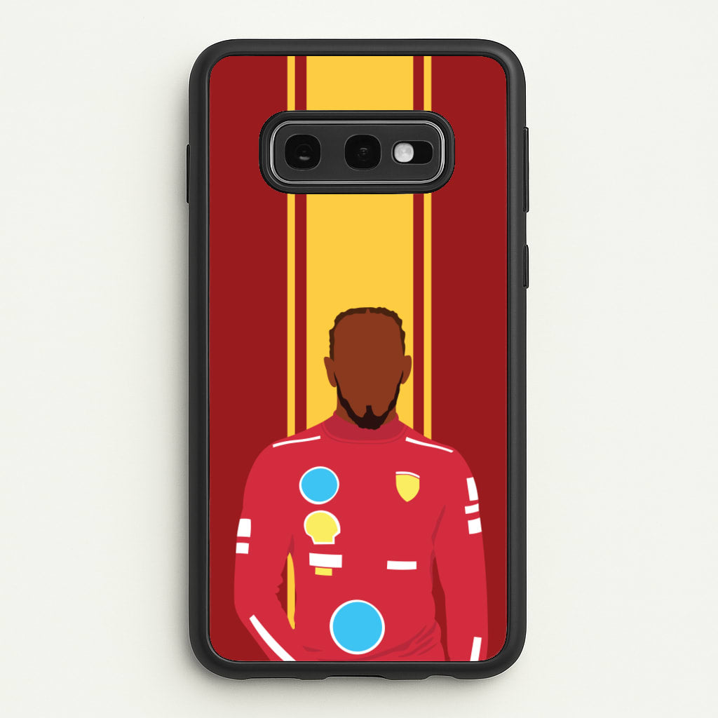 Hamilton In Red - F1 Phone Case for Galaxy S10e