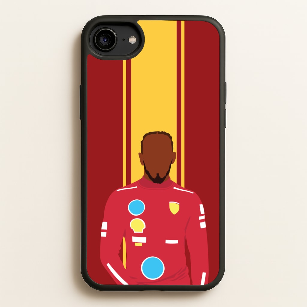 Hamilton In Red - F1 Phone Case for iPhone 6 / 7 / 8 / SE