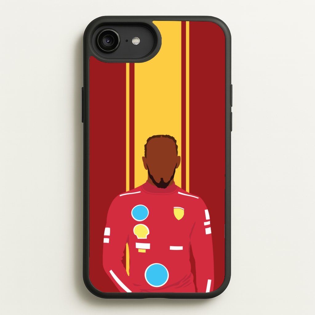 Hamilton In Red - F1 Phone Case for iPhone 6 Plus / 7 Plus / 8 Plus