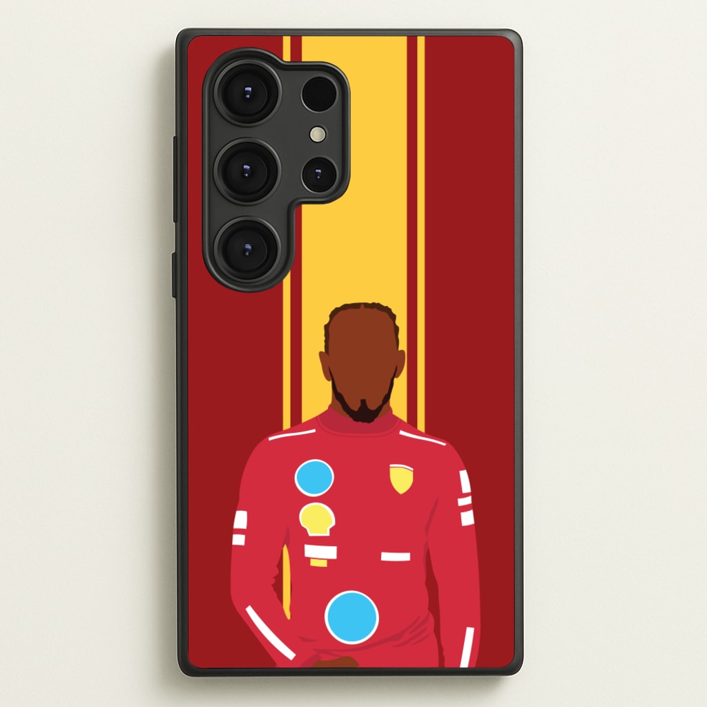 Hamilton In Red - F1 Phone Case for Galaxy S25 Ultra