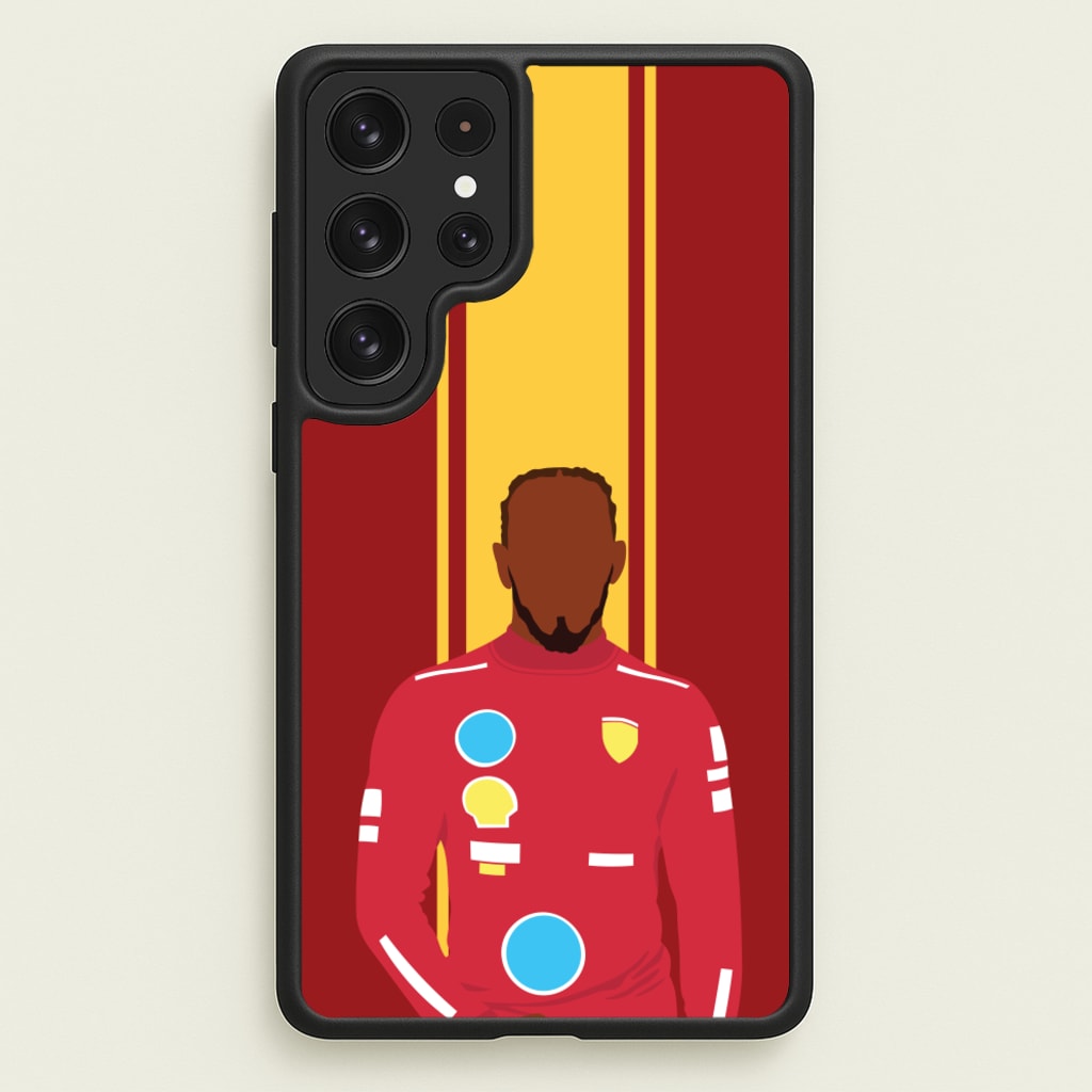 Hamilton In Red - F1 Phone Case for Galaxy S22 Ultra