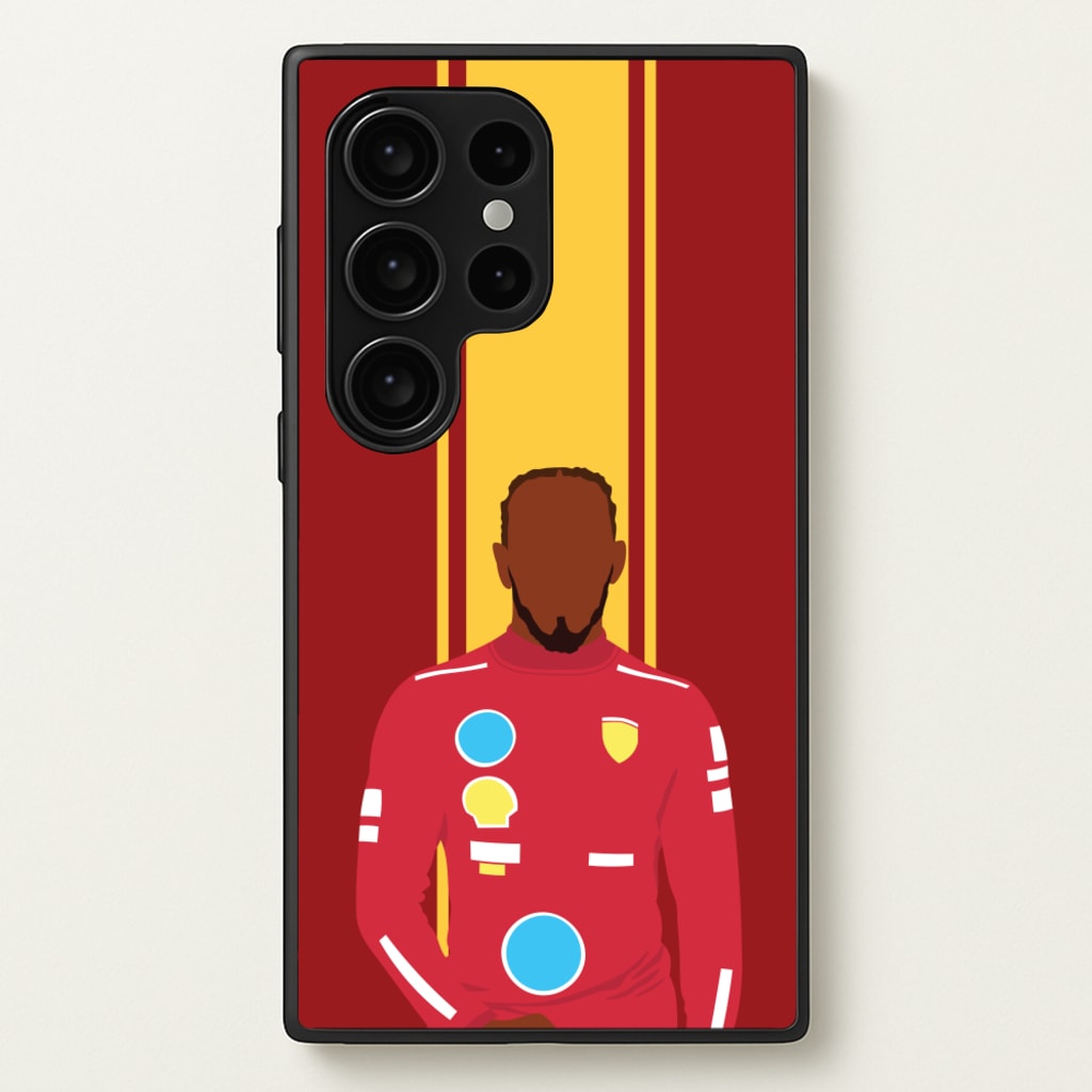 Hamilton In Red - F1 Phone Case for Galaxy S24 Ultra