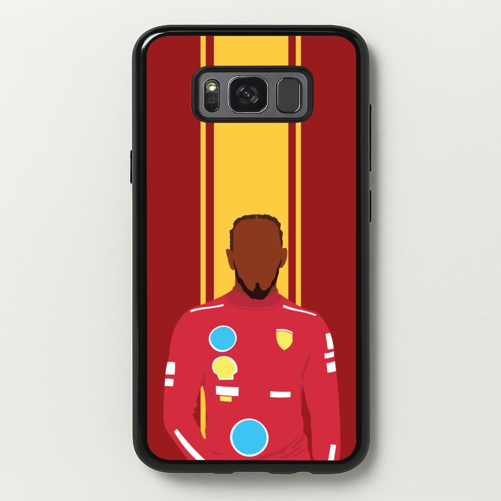 Hamilton In Red - F1 Phone Case for Galaxy S8