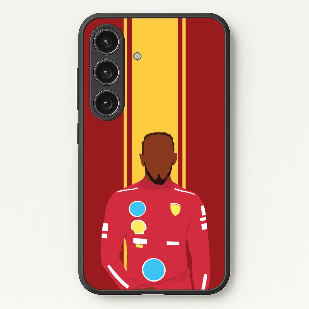Hamilton In Red - F1 Phone Case for Galaxy S24FE