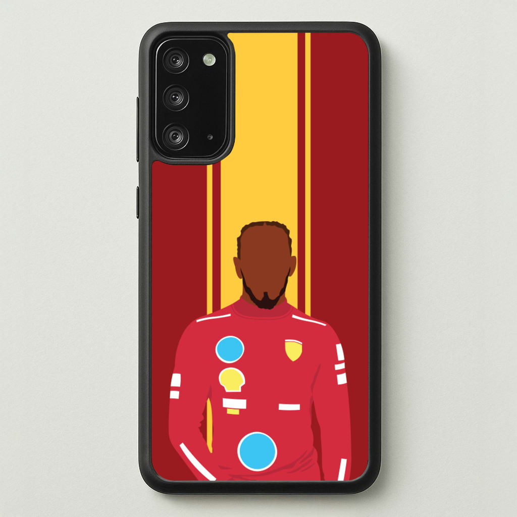 Hamilton In Red - F1 Phone Case for Galaxy Note 20