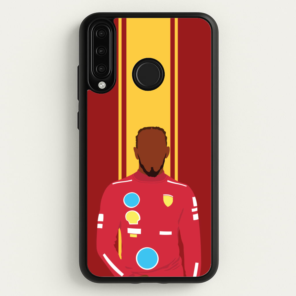 Hamilton In Red - F1 Phone Case for Huawei P30 Lite