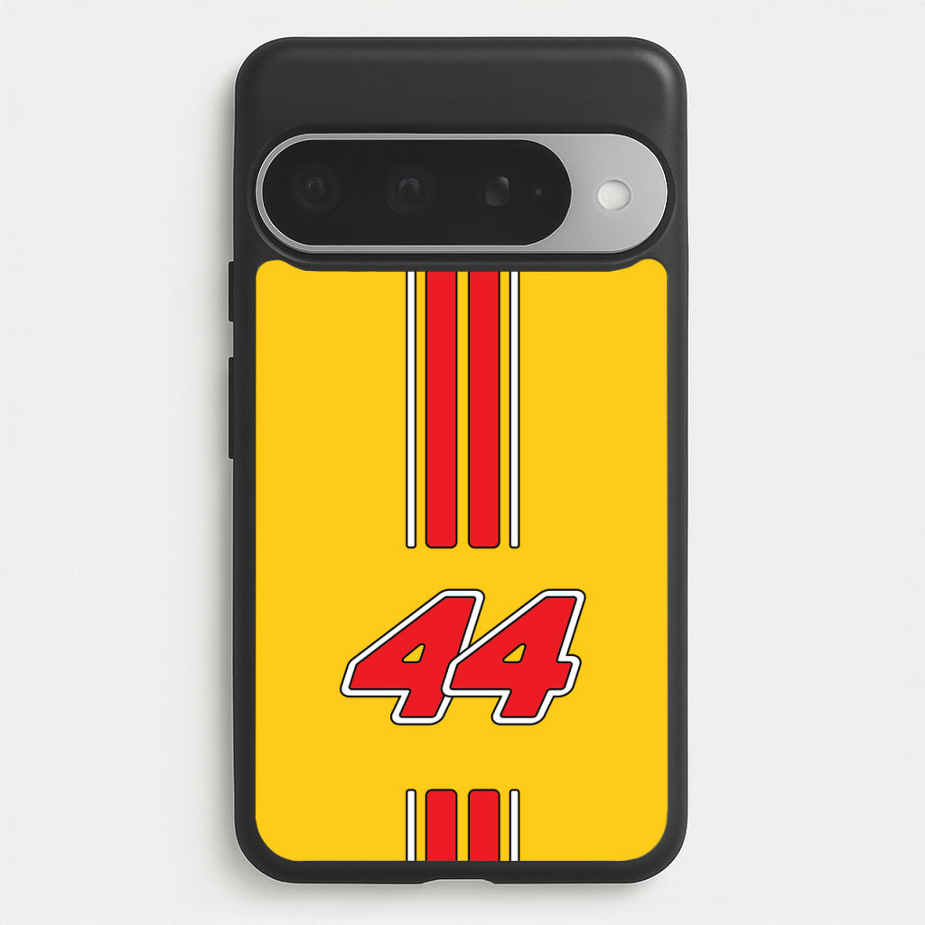 Retro Yellow And Red Hamilton Phone Case for Google Pixel 10 Pro XL