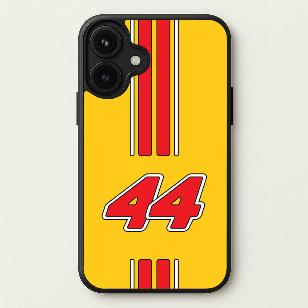Retro Yellow And Red Hamilton Phone Case for iPhone 17