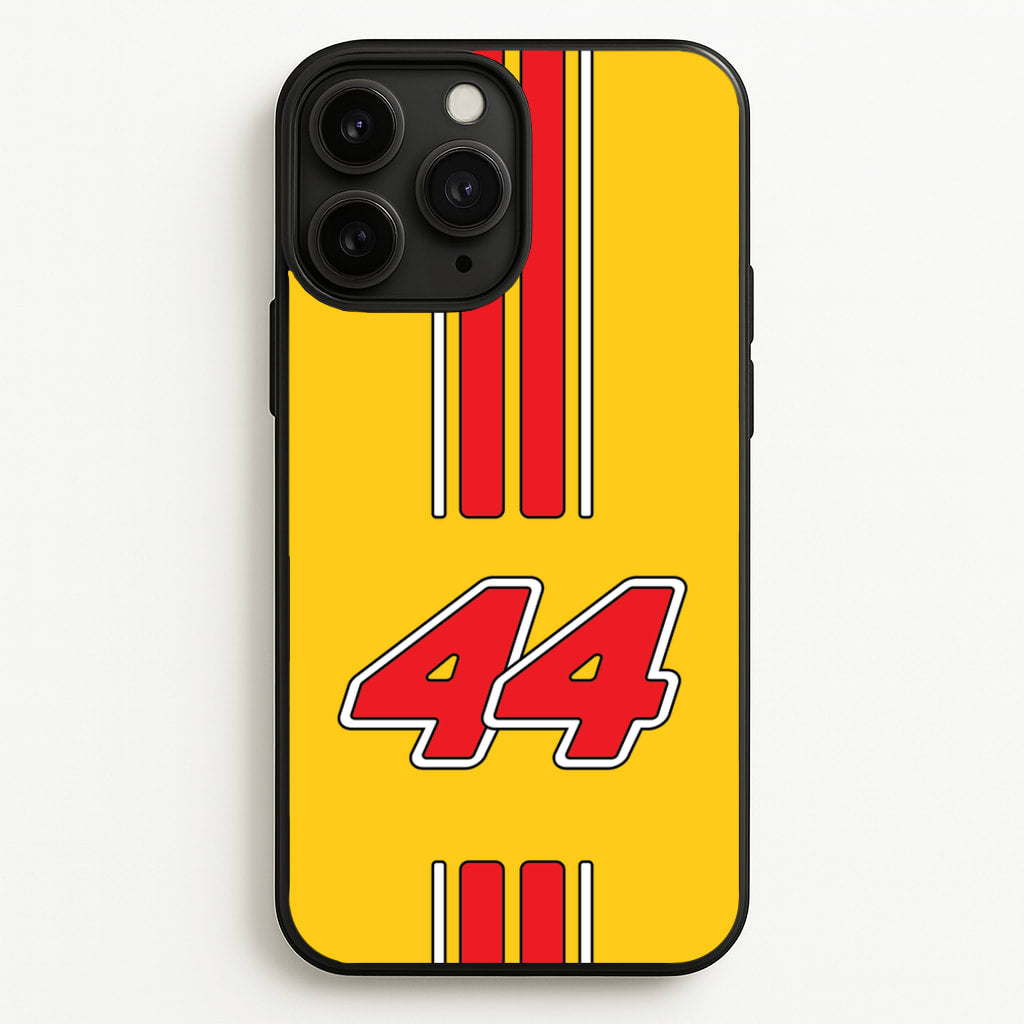 Retro Yellow And Red Hamilton - F1 Phone Case for iPhone 11 Pro