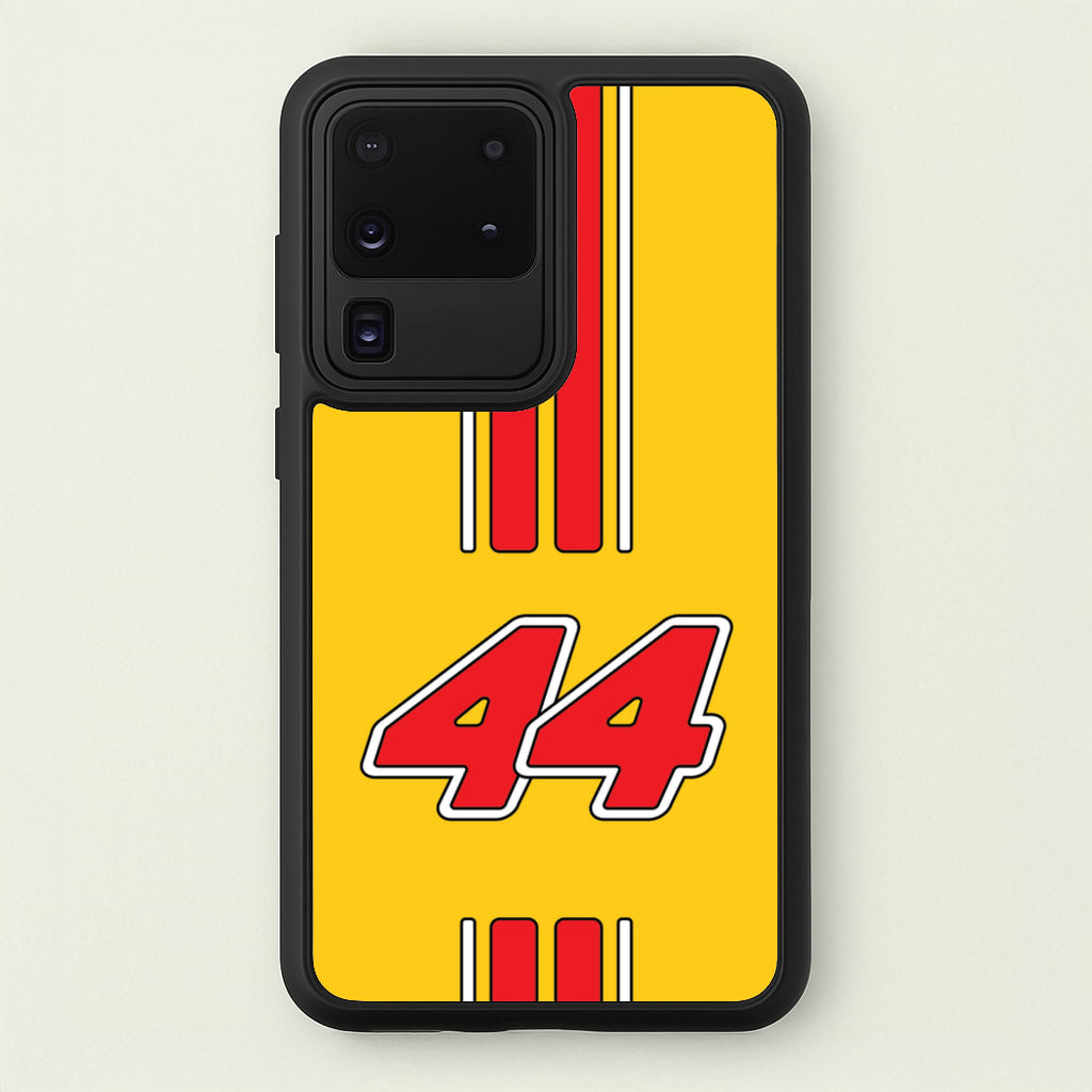 Retro Yellow And Red Hamilton - F1 Phone Case for Galaxy S20 Ultra