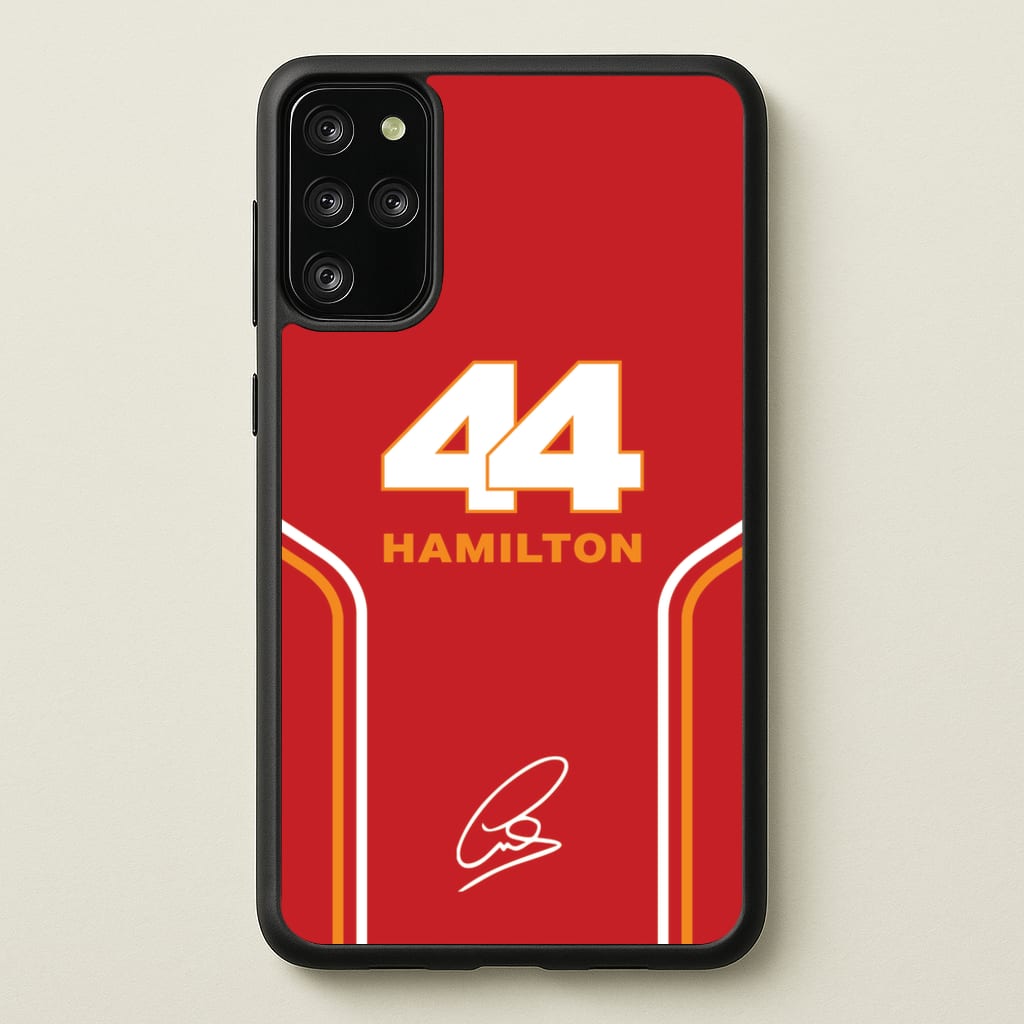 Stripes 44 Hamilton - F1 Phone Case for Galaxy S20 Plus
