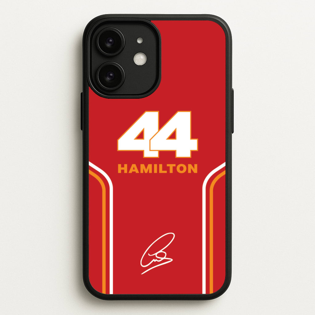 Stripes 44 Hamilton - F1 Phone Case for iPhone 11