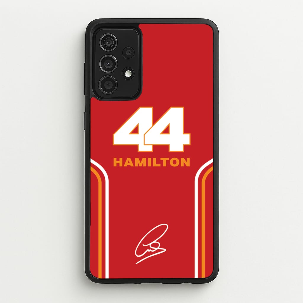 Stripes 44 Hamilton - F1 Phone Case for Galaxy A52 / A52s