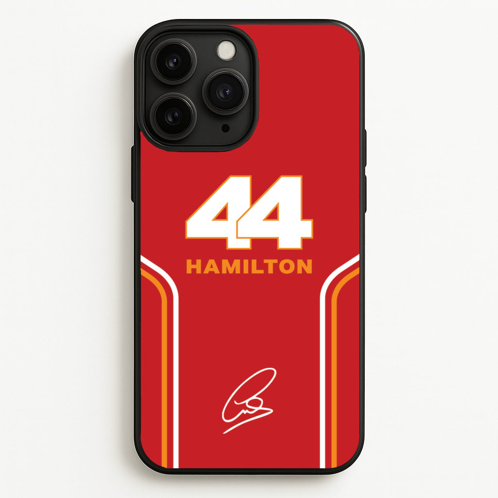 Stripes 44 Hamilton - F1 Phone Case for iPhone 11 Pro