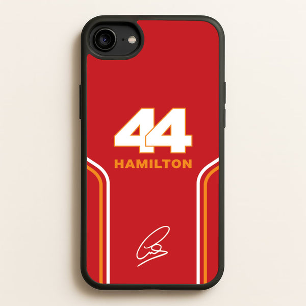 Stripes 44 Hamilton - F1 Phone Case for iPhone 6 / 7 / 8 / SE